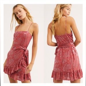 Free People Slip Dress in Rose NWT